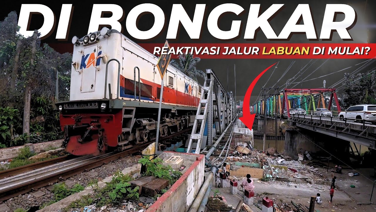Di Bongkar ? Apakah ini pertanda Reaktivasi Jalur kereta Api Labuan? |  Barat Stasiun Rangkasbitung