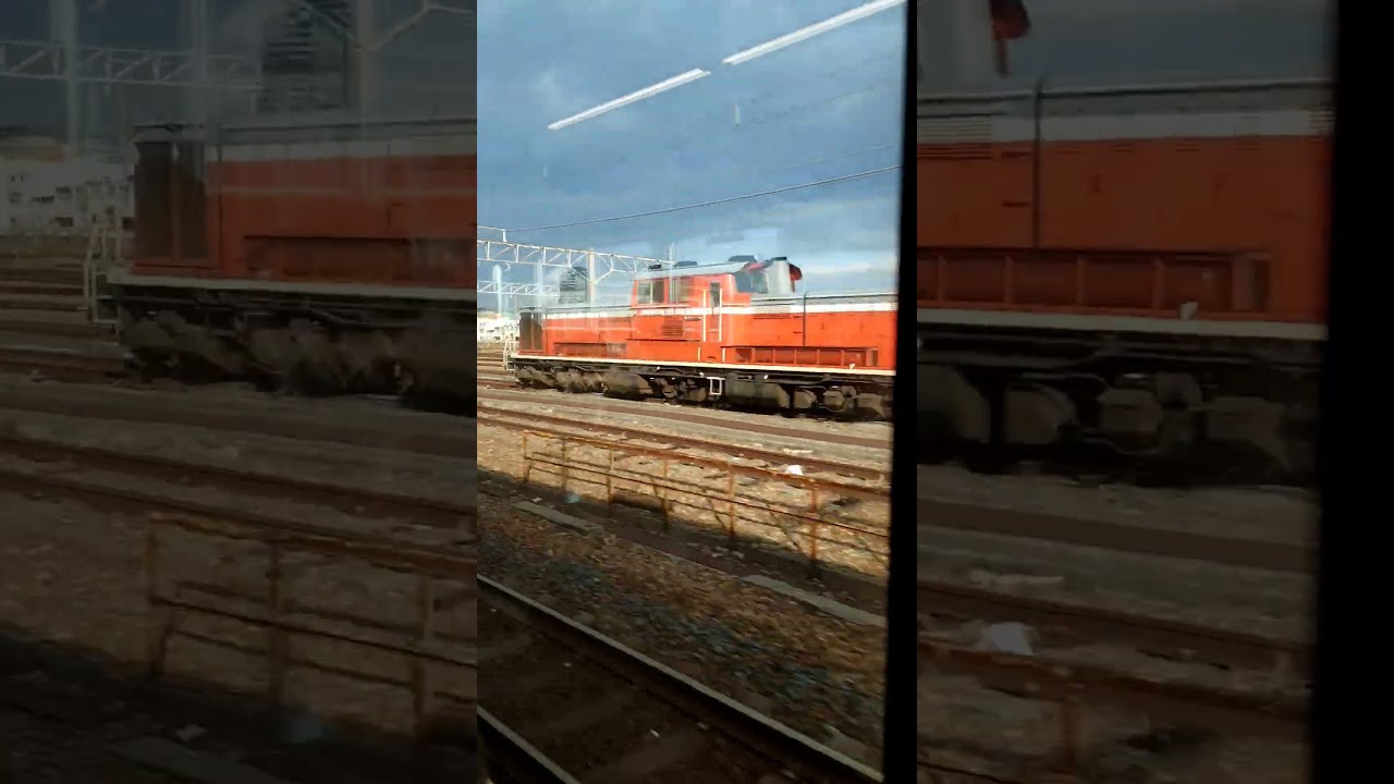 【DD51気動車】〜車両基地に鎮座中〜train base view〜kyoto line〜新快速車窓〜