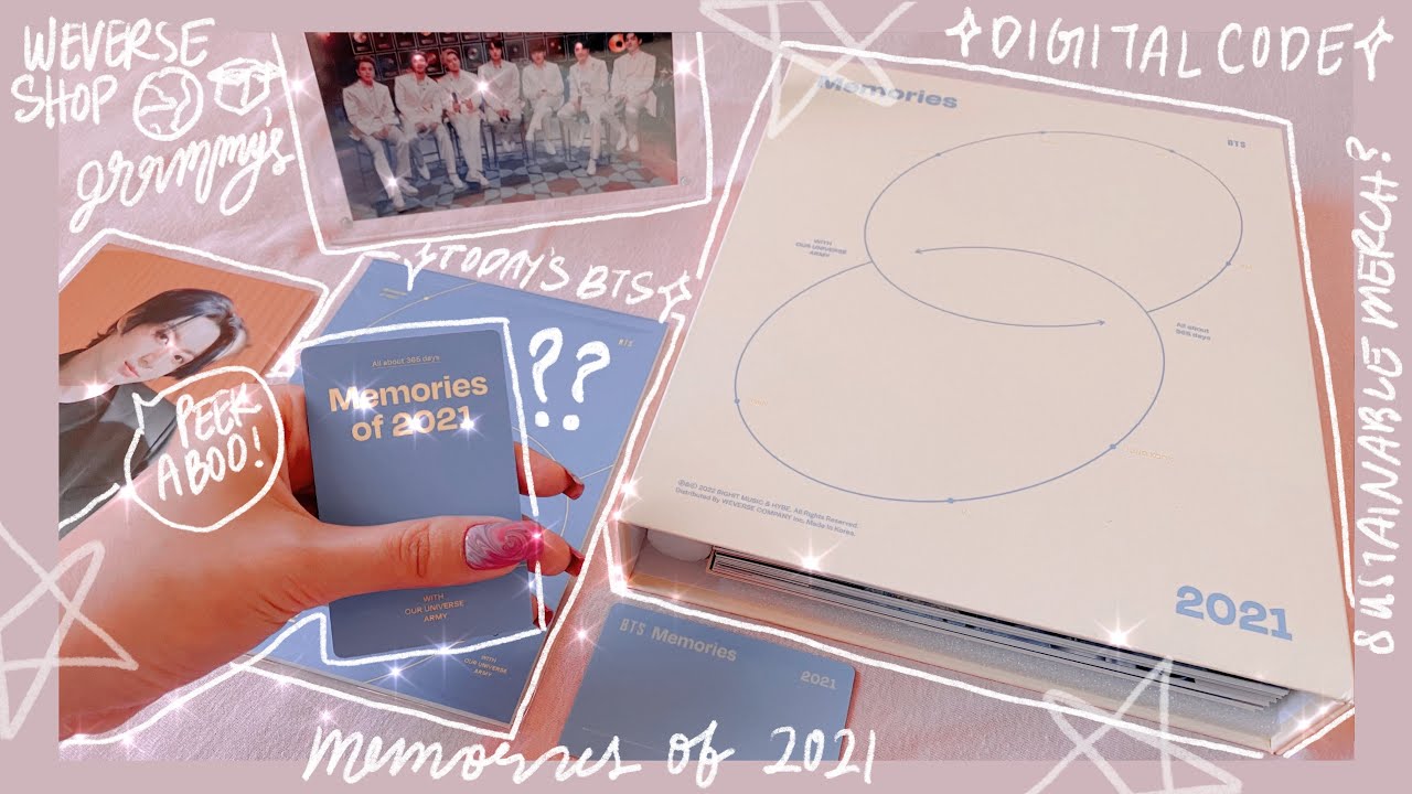 [UNBOXING] BTS Memories of 2021 Digital Code | Weverse Shop POB