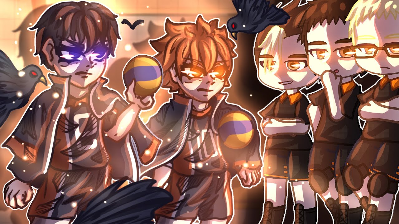 Haikyuu!! React To Karasuno // Gacha React