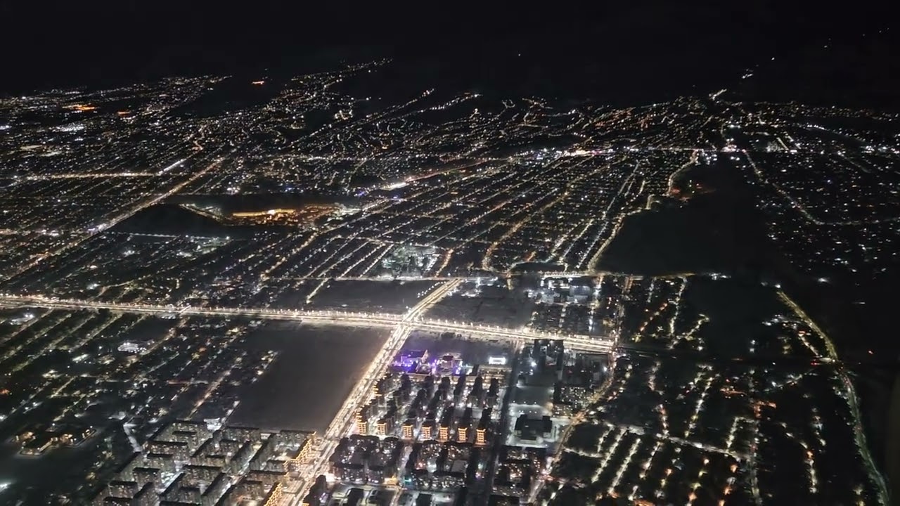 Almaty 공항 도착 전, February 13, 2026