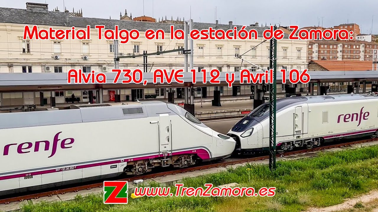 www.TrenZamora.es | Material Talgo en la estación de Zamora