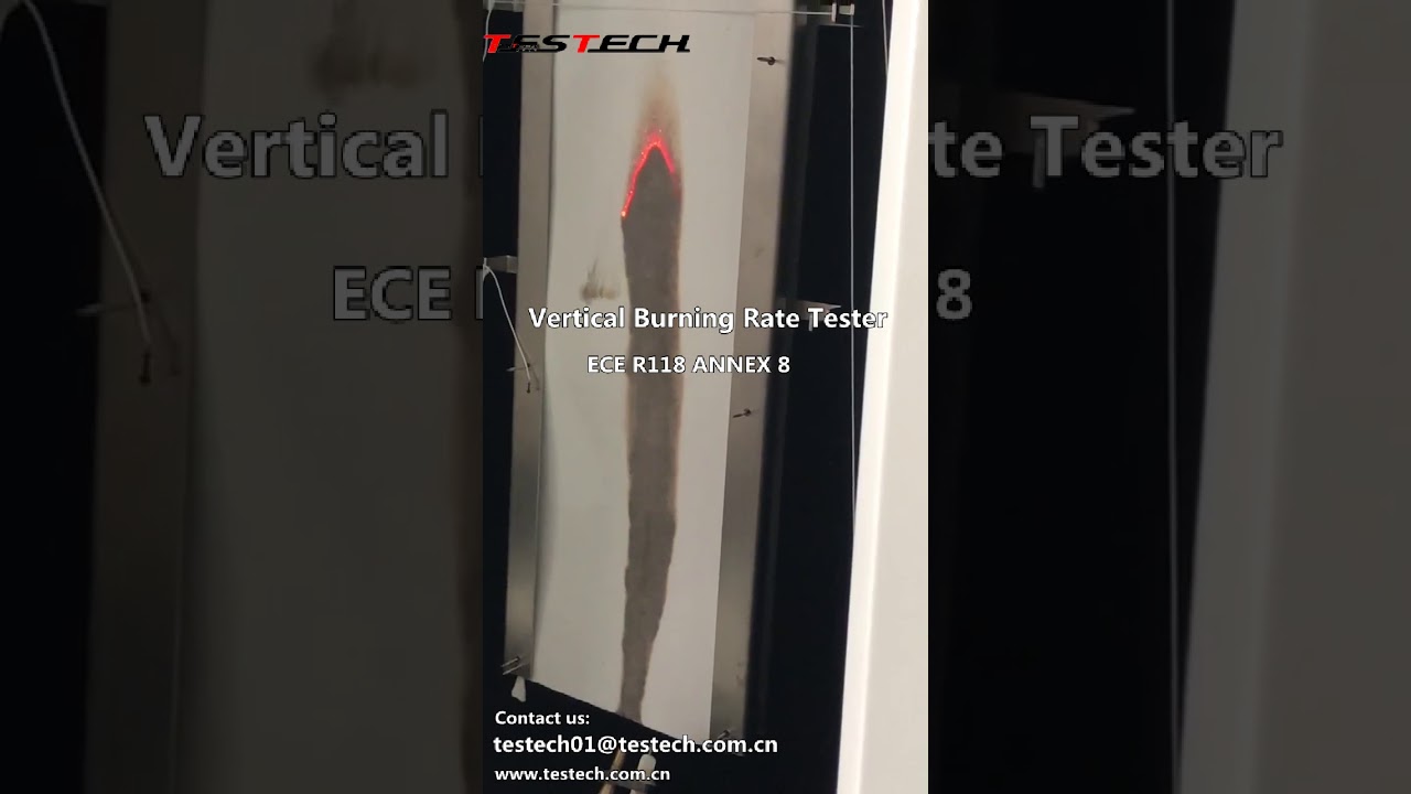 Vertical Burning Rate Tester
