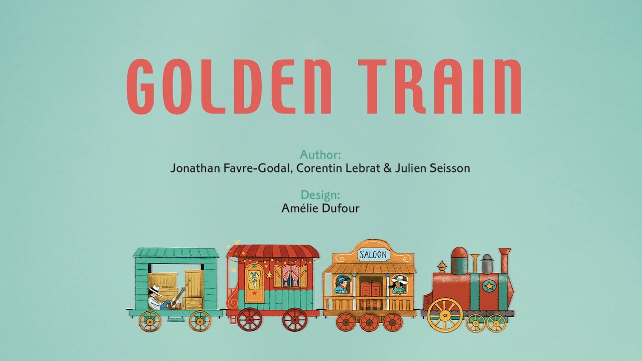 Golden Train, jeu de mémoire et de stratégie Djeco, à partir de 6 ans