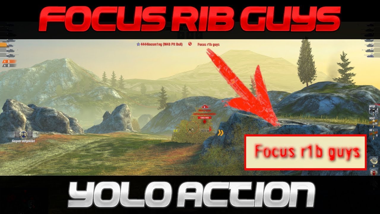 WoT Blitz - Yolo Focus R1B pls all right in Baum rein!