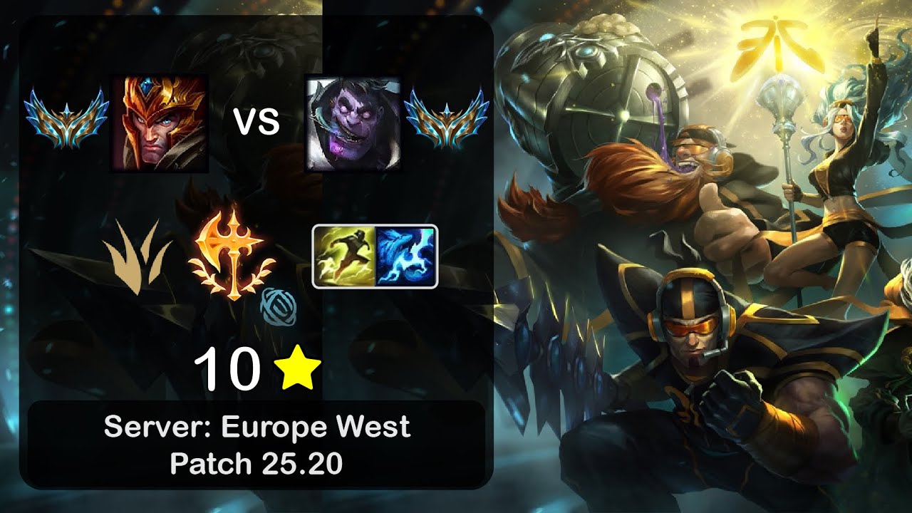 Jarvan IV Jungle vs Dr. Mundo - EUW Challenger - Patch 25.20