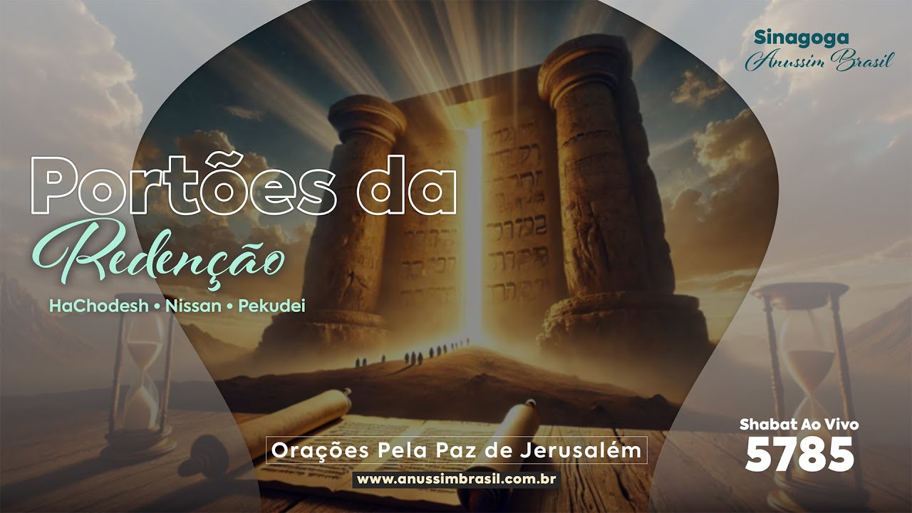 🔴 AO VIVO | Enquanto Israel Luta, o Céu se Abre em Nissan | Redenção e Retorno no Shabat HaChodesh