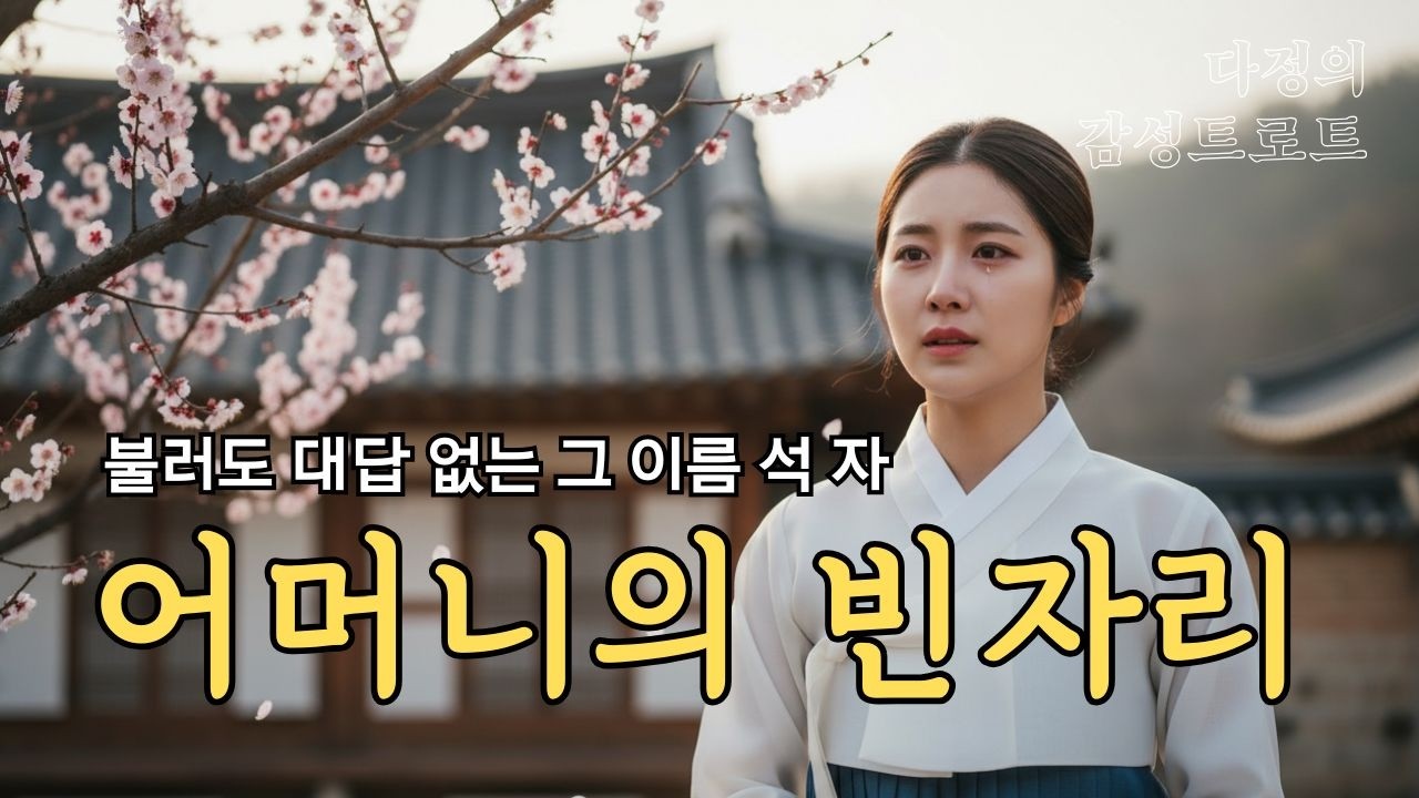 가슴 저미는 그리움, 어머니께 바치는 노래 [사모곡/발라드]