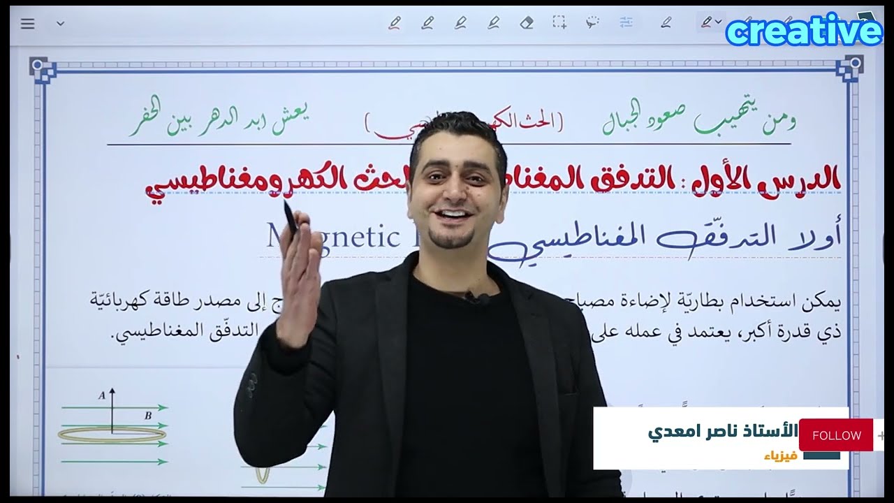 اولا  | التدفق المغناطيسي |