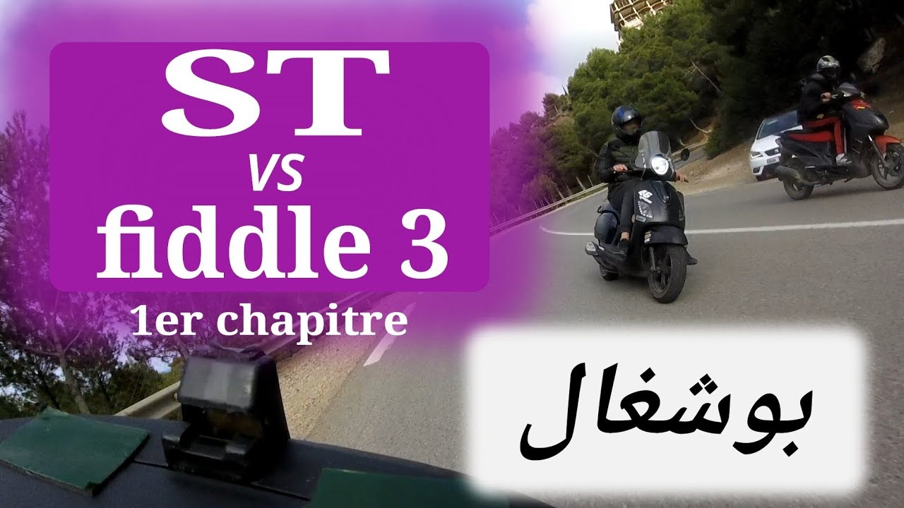 Sym symphony st VS fiddle 3 - bouchghal - épisode 51