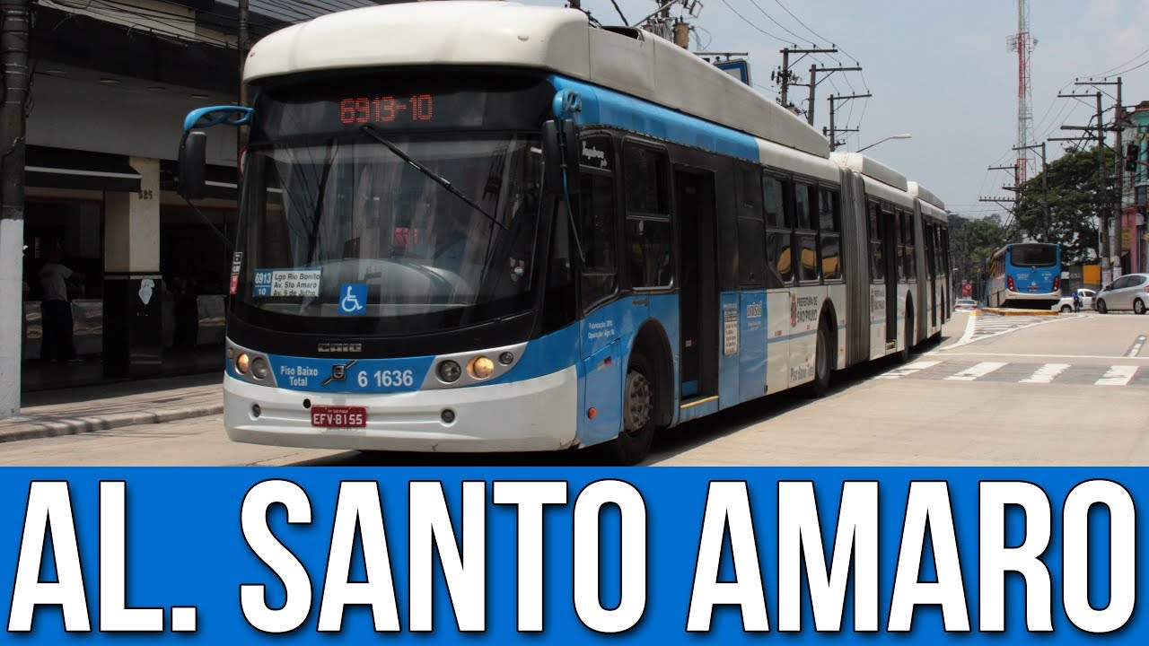 Alameda Santo Amaro - Movimentação de Ônibus #81