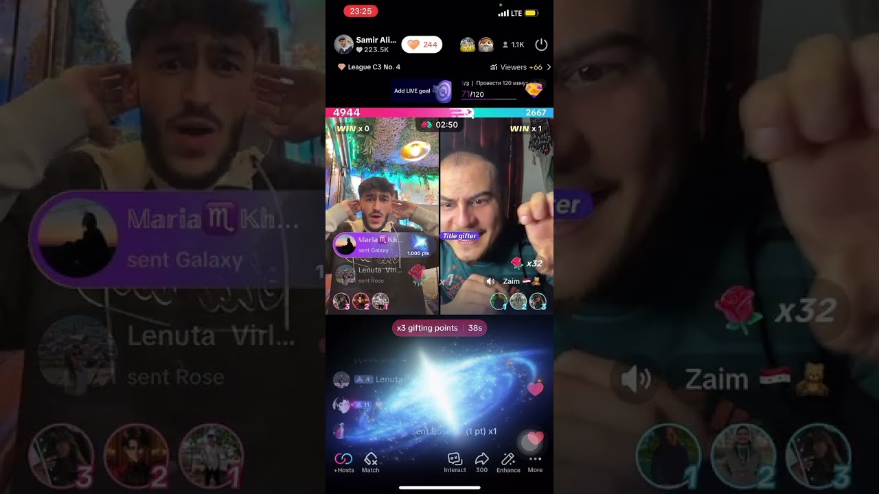 Deaf tik tok live Samvok VS Zaim who win?😱😡