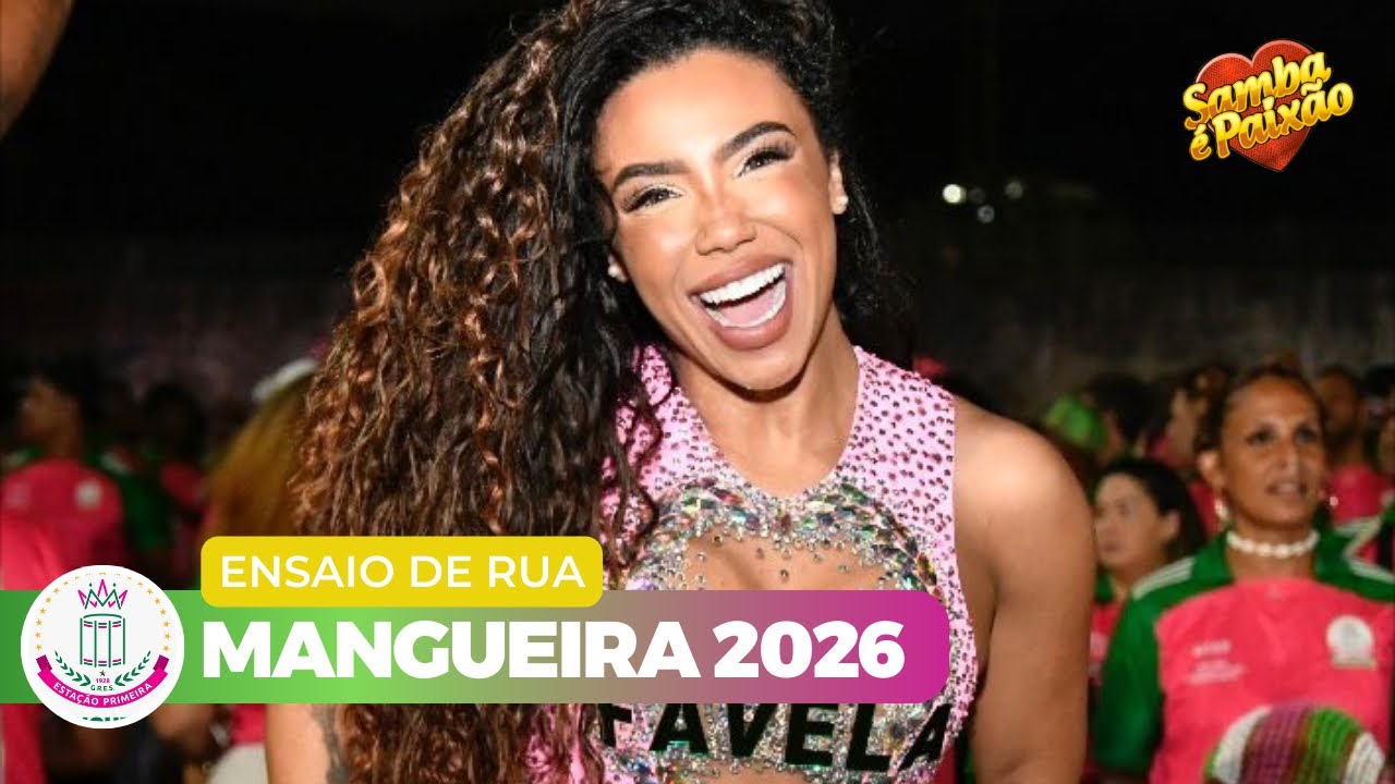 Mangueira 2026 | 1º Ensaio de Rua Completo (4K)