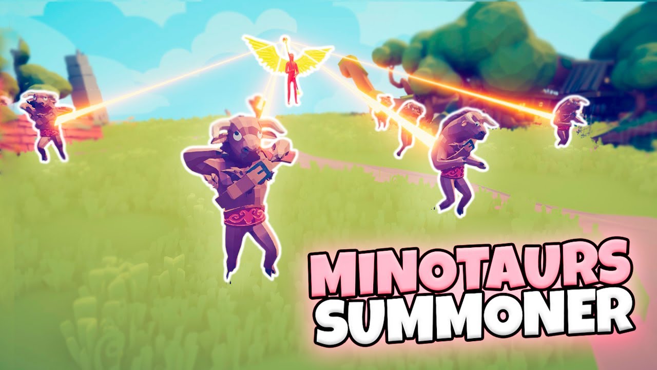 MINOTAURS SUMMONER VS EVERY FACTION | TABS MODDED GAMEPLAY
