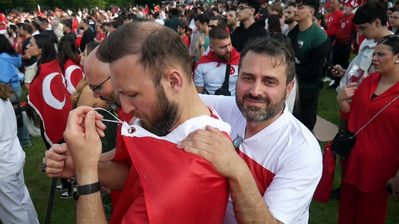 Europa UEFA  BVB  Station  Dortmund Türkiye Portugal -   22. 6. 2024   4K