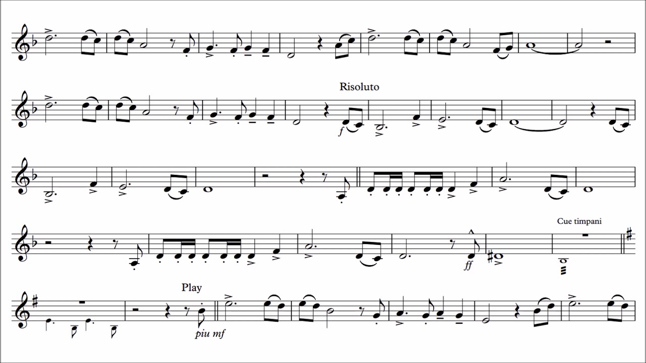 Trumpet Play-Along - Spaghetti Western Lone Rider - Stephan Sechi - with sheet music - Easy
