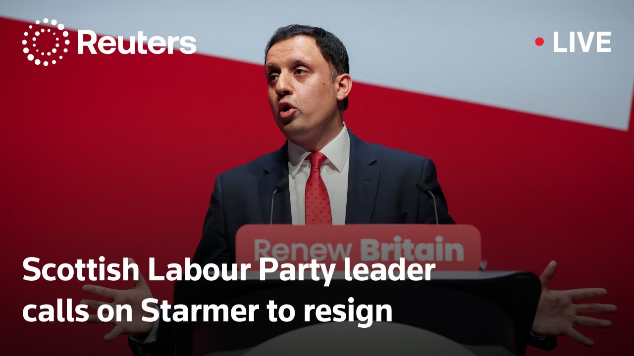 LIVE: Scottish Labour Party leader Anas Sarwar calls on Starmer to resign