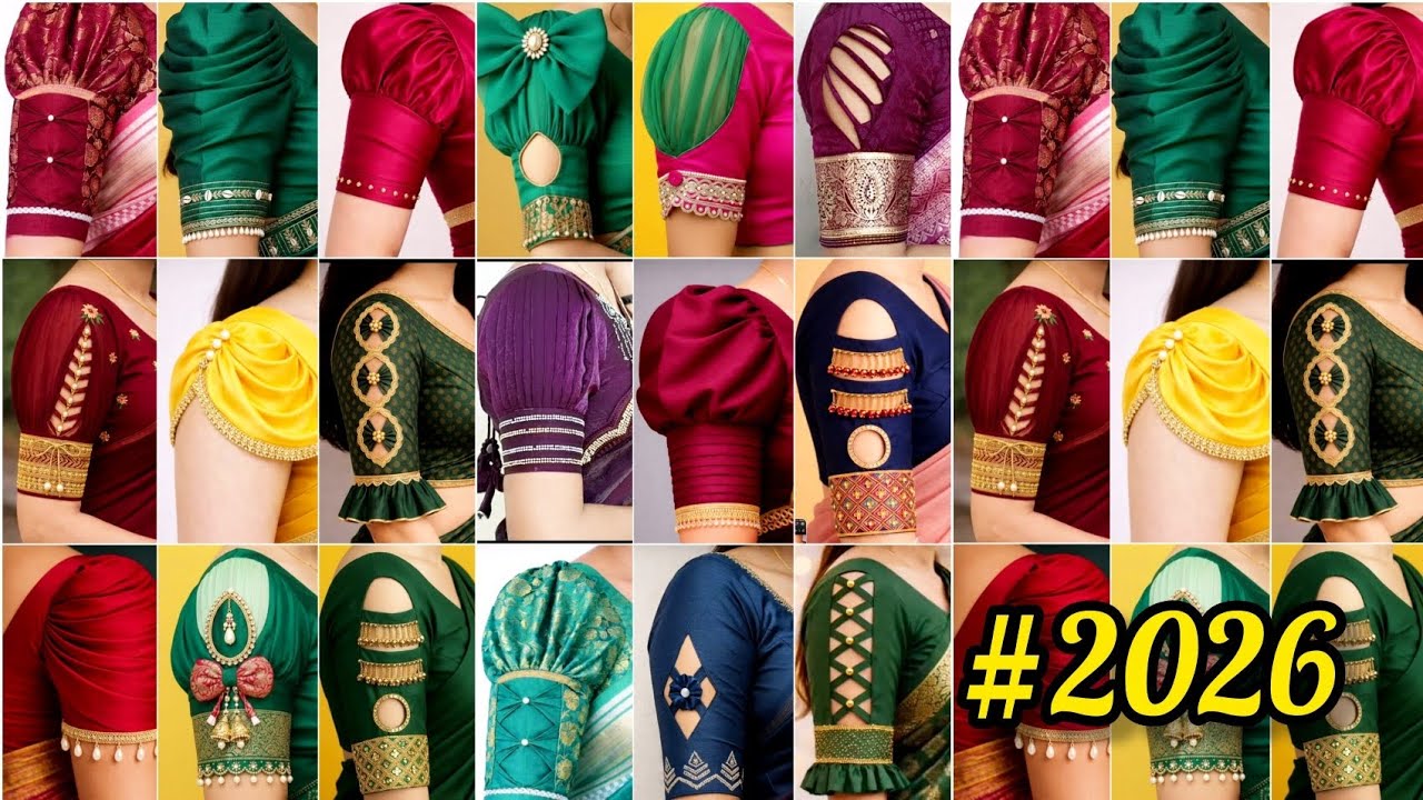 Blouse sleeve designs/new blouse baju design/latest sleeve design 2025-2026