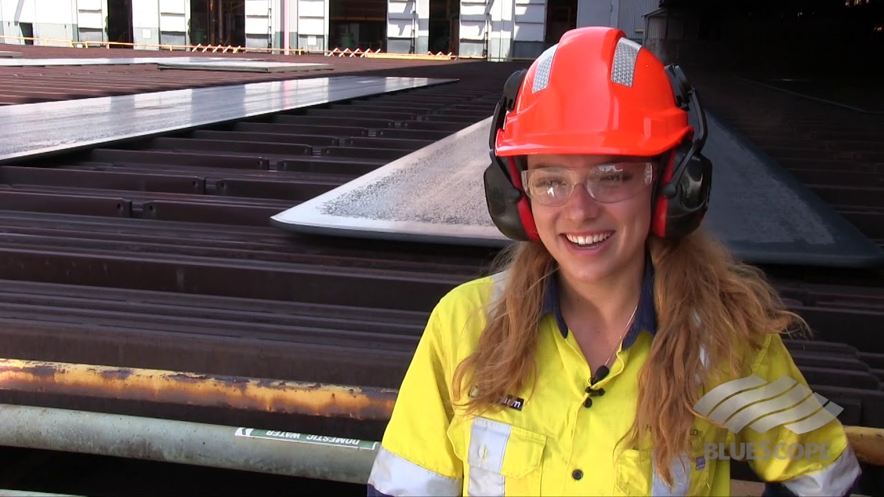 Working at BlueScope in Port Kembla