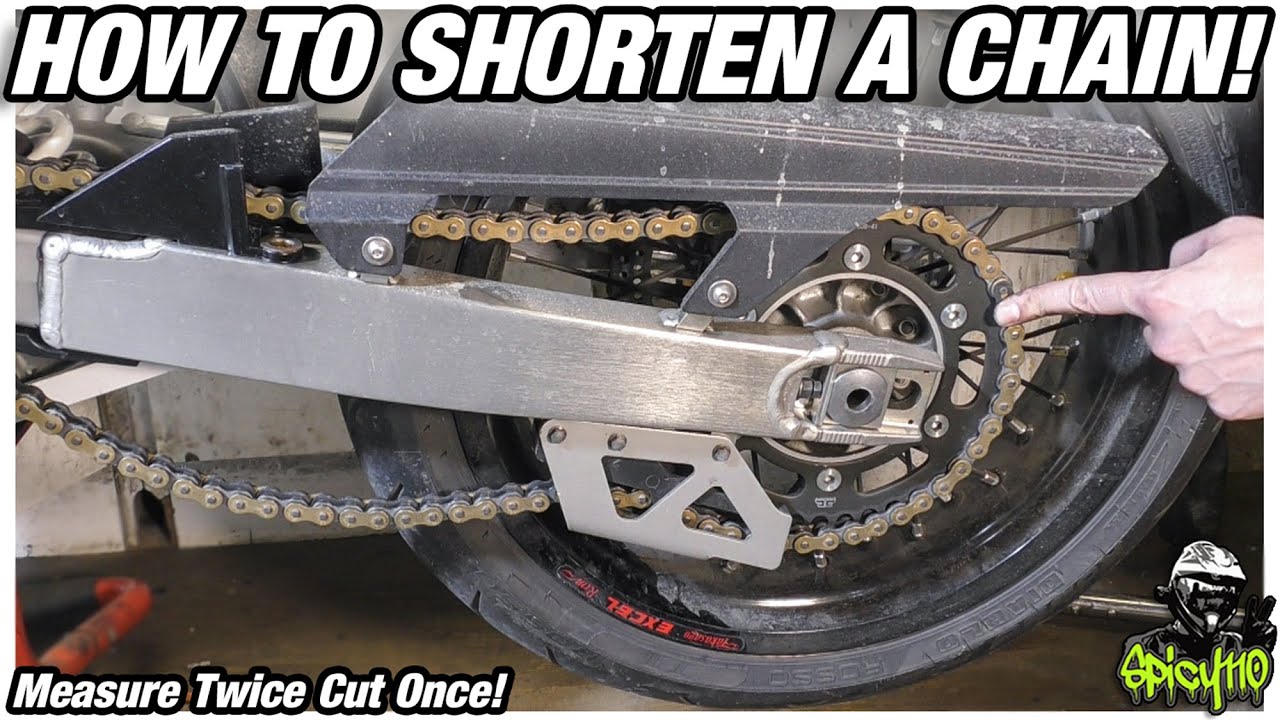 So k&uuml;rzen Sie eine Motorradkette!