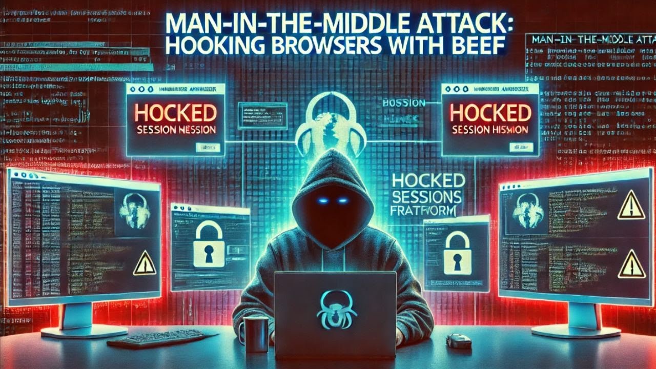 Man In The Middle Attack Hooking Browsers With BEEF Ethical Hacking Lab