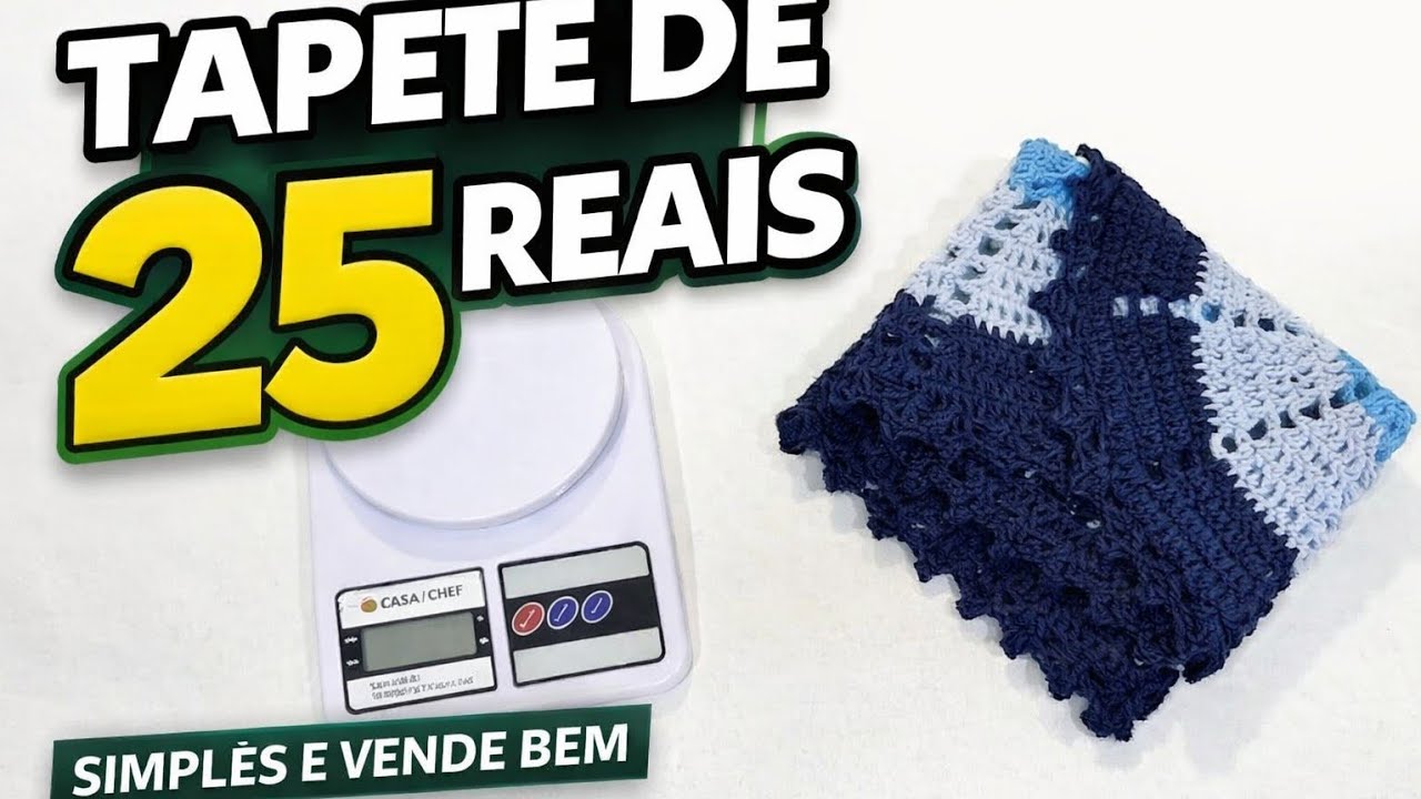  🎯TAPETES DE R$ 25,00 TEM SIDO CHAMARIZ AQUI!!!   #crochet #tapetes 