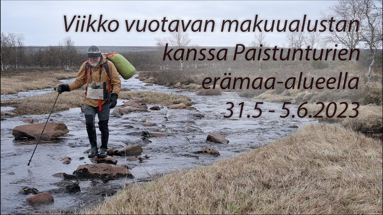 Paistunturien erämaa alue 2023