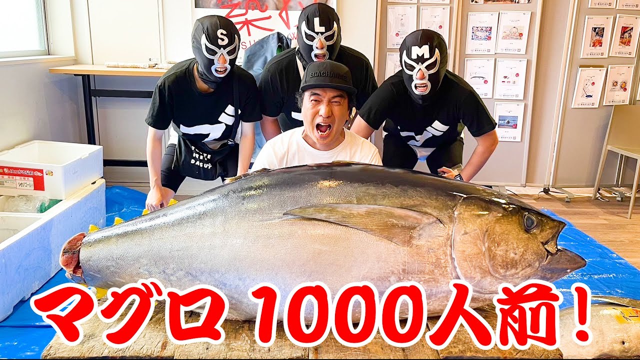 1000人前のマグロ、食べ尽くせ！