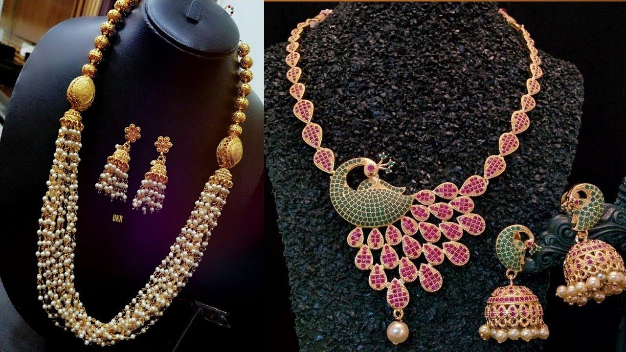 Indian Light Weight Necklace And Jewellery Design 2019