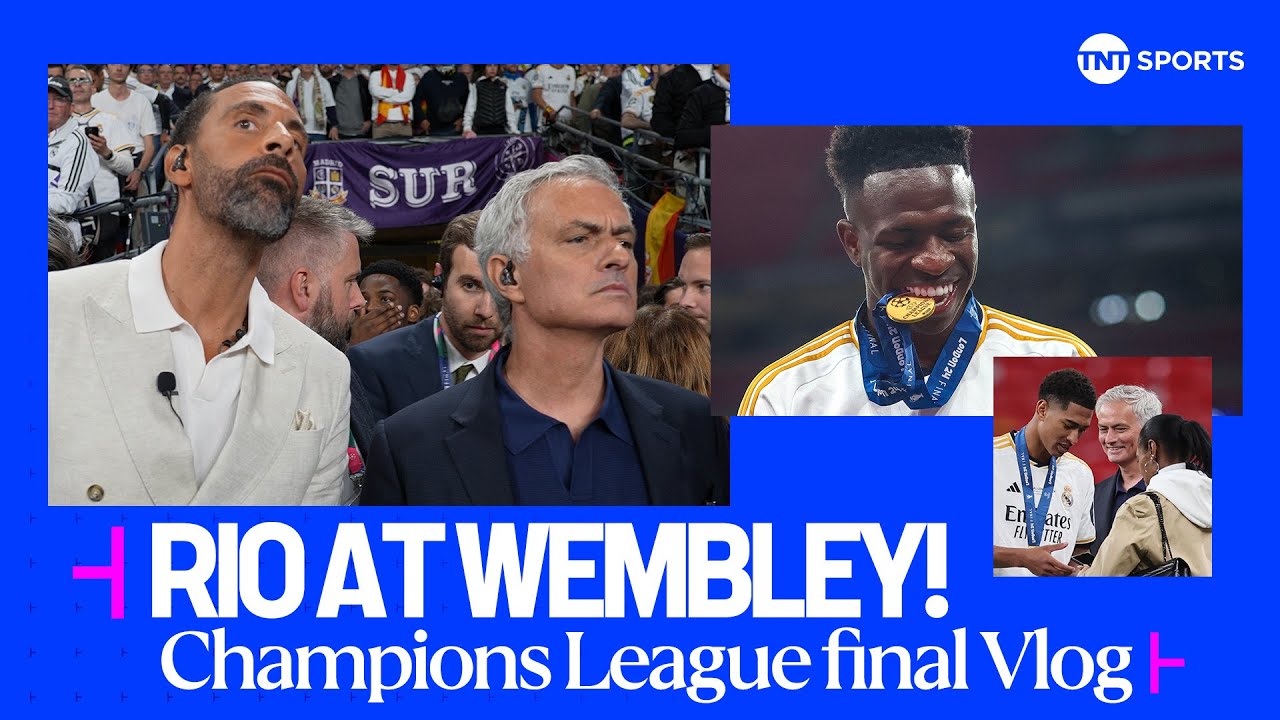 Rio Ferdinand At The #UCLFinal ⚪🏆 Quizzing Mourinho, Vini Jr for Ballon d'Or & Bellingham | Vlog 🎥
