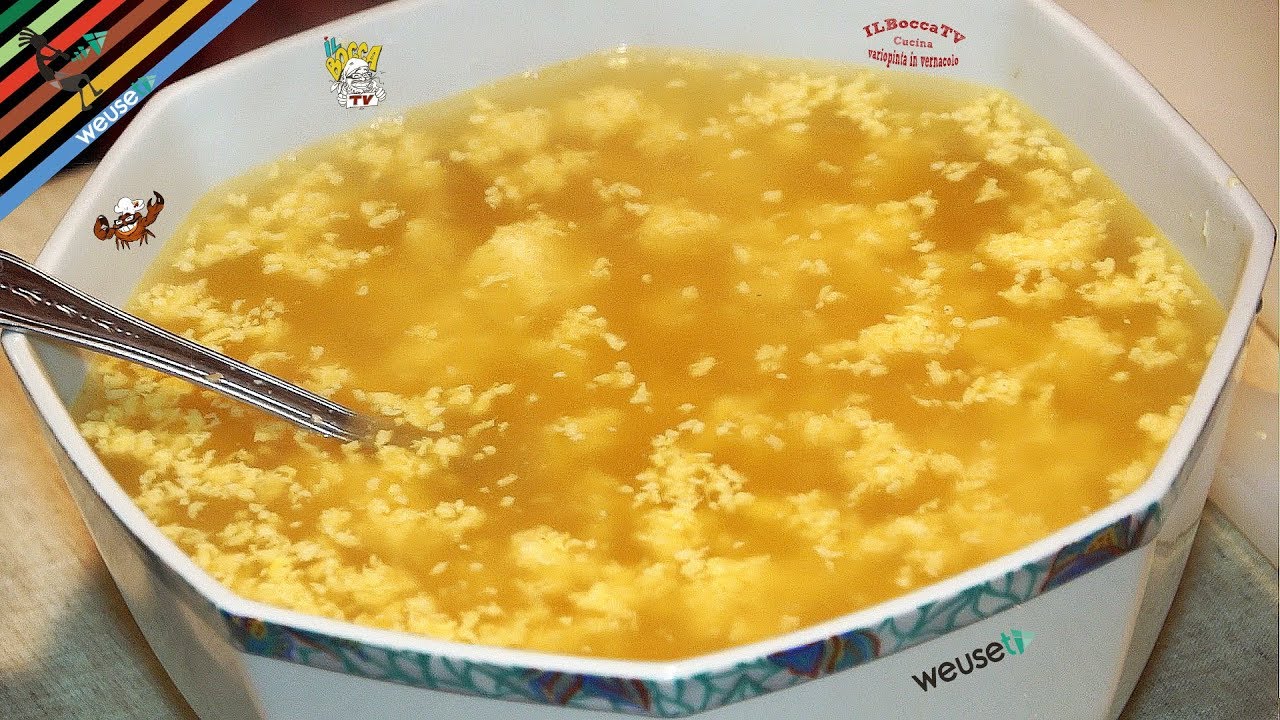 185 - Stracciatella...gli si fa la sentinella (primo piatto vegetariano semplice e sostanzioso)