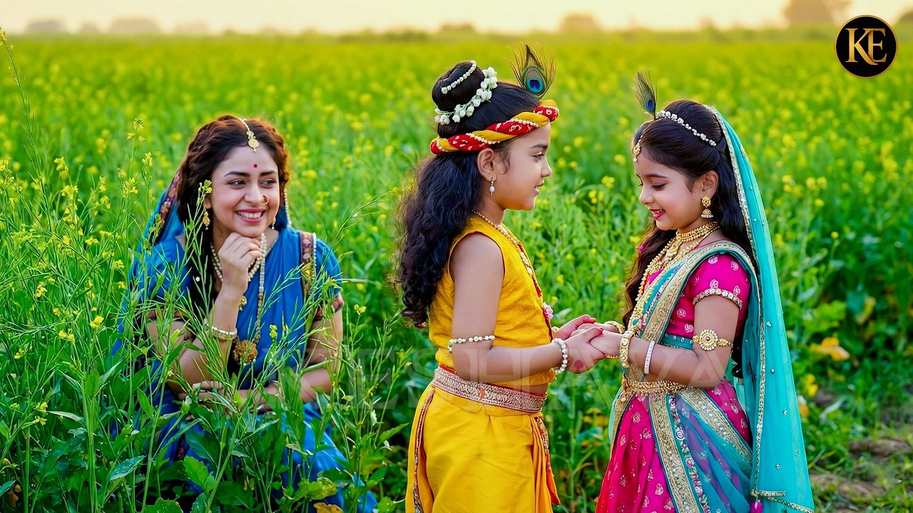 राधा संग कान्हा की चोरी-छुपे मुलाकात, मैया की नज़र से ना बच पाए! || YMKN || Shree Krishan leela