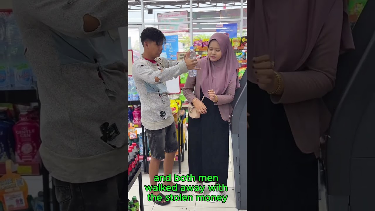 Smart Little Girl Outsmarts Two Thieves and Saves a Woman&rsquo;s Money!  Must Watch