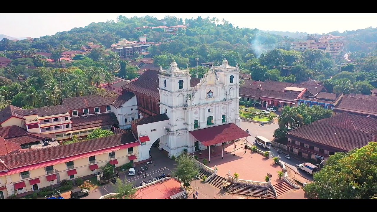 400 Years Old Churches in South Goa, India // View From The Sky