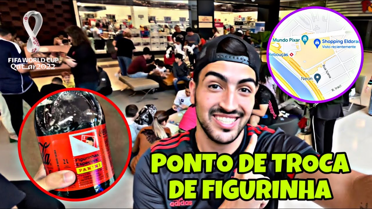 UM DOS MELHORES PONTOS DE TROCA DE FIGURINHAS DO &Aacute;LBUM DA COPA DO MUNDO!! (COMPLETEI)