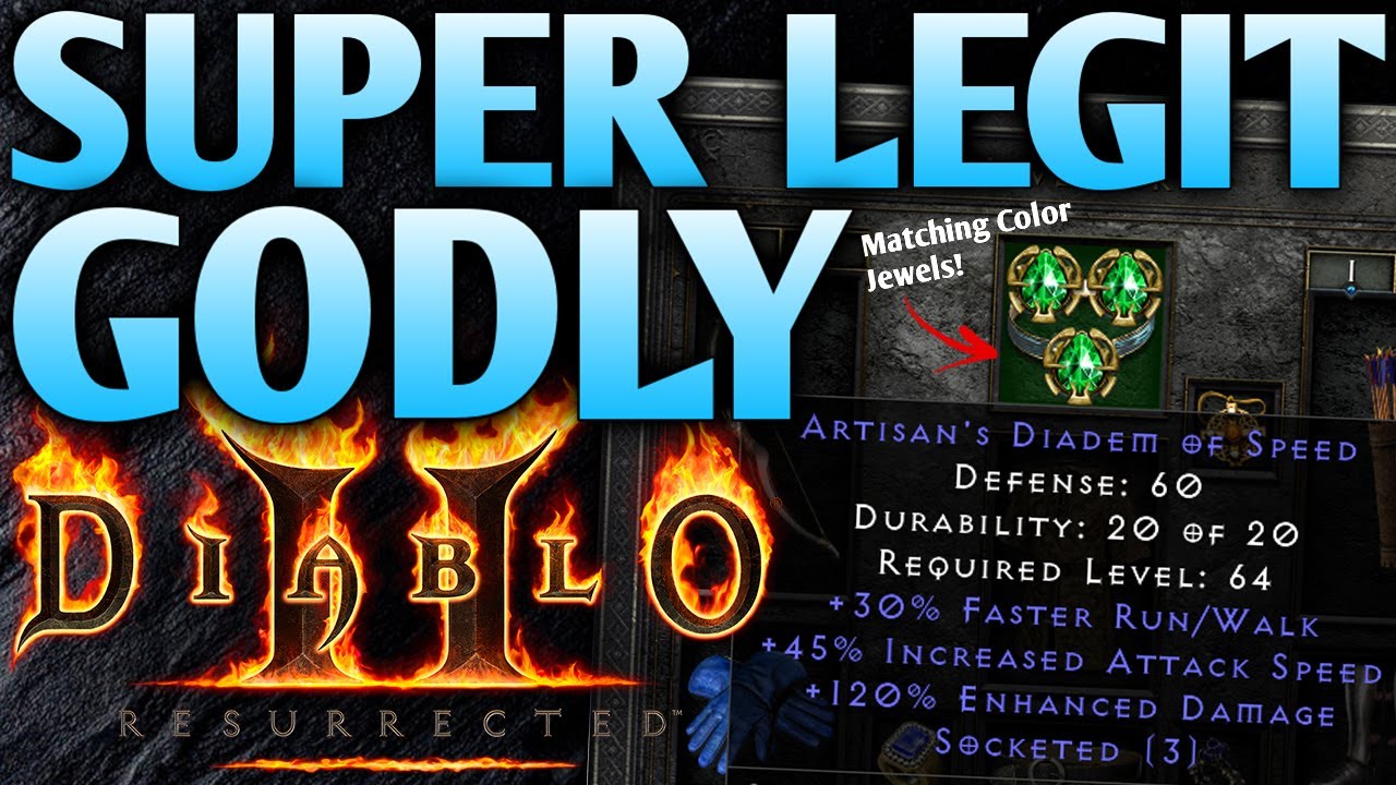 The New Best NON-HACKED HELM EVER | Diablo 2 Resurrected