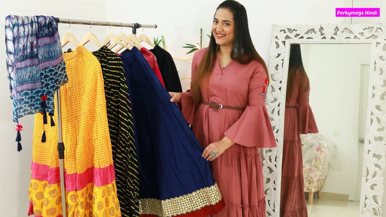 Different Ethnic Skirts और उनकी Styling tips | My Ethnic Skirts Collection #InsideMyWardrobe EP02