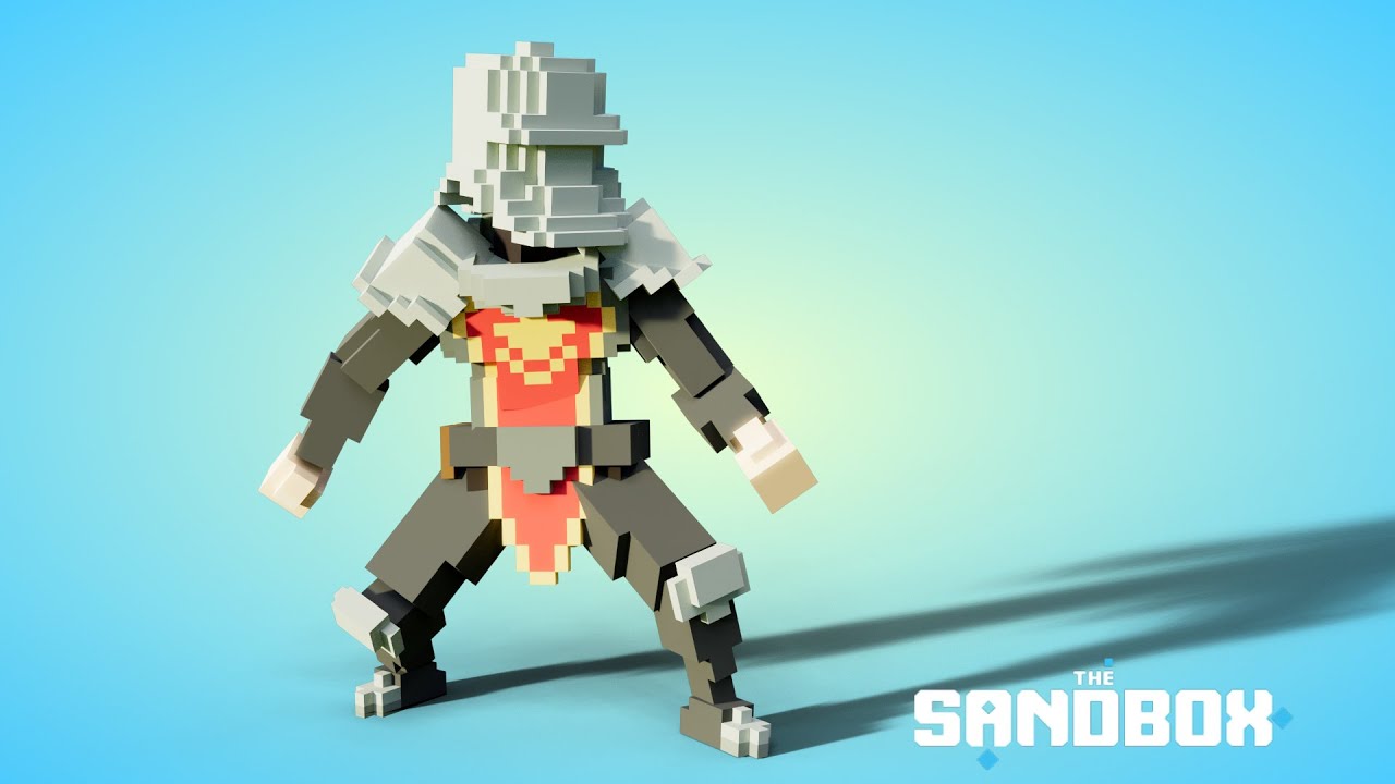 HOW TO MAKE a voxel Knight on an IPAD with VOXELMAX