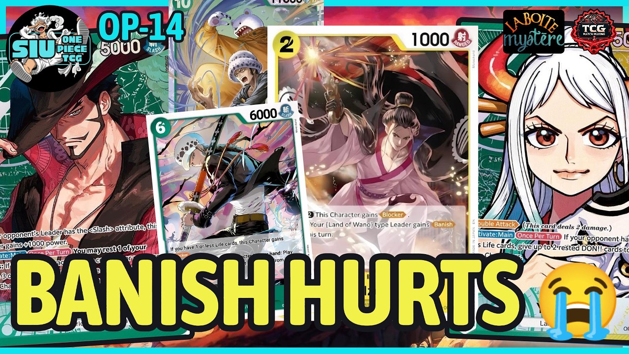 BANISH HURTS 😭 - [OP14-EB04] 🟢 Mihawk VS. 🟢🟡 Yamato 🎮 GAMEPLAY