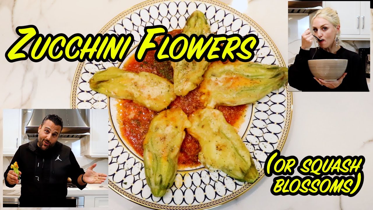 How to Make Zucchini Flowers/Squash Blossoms