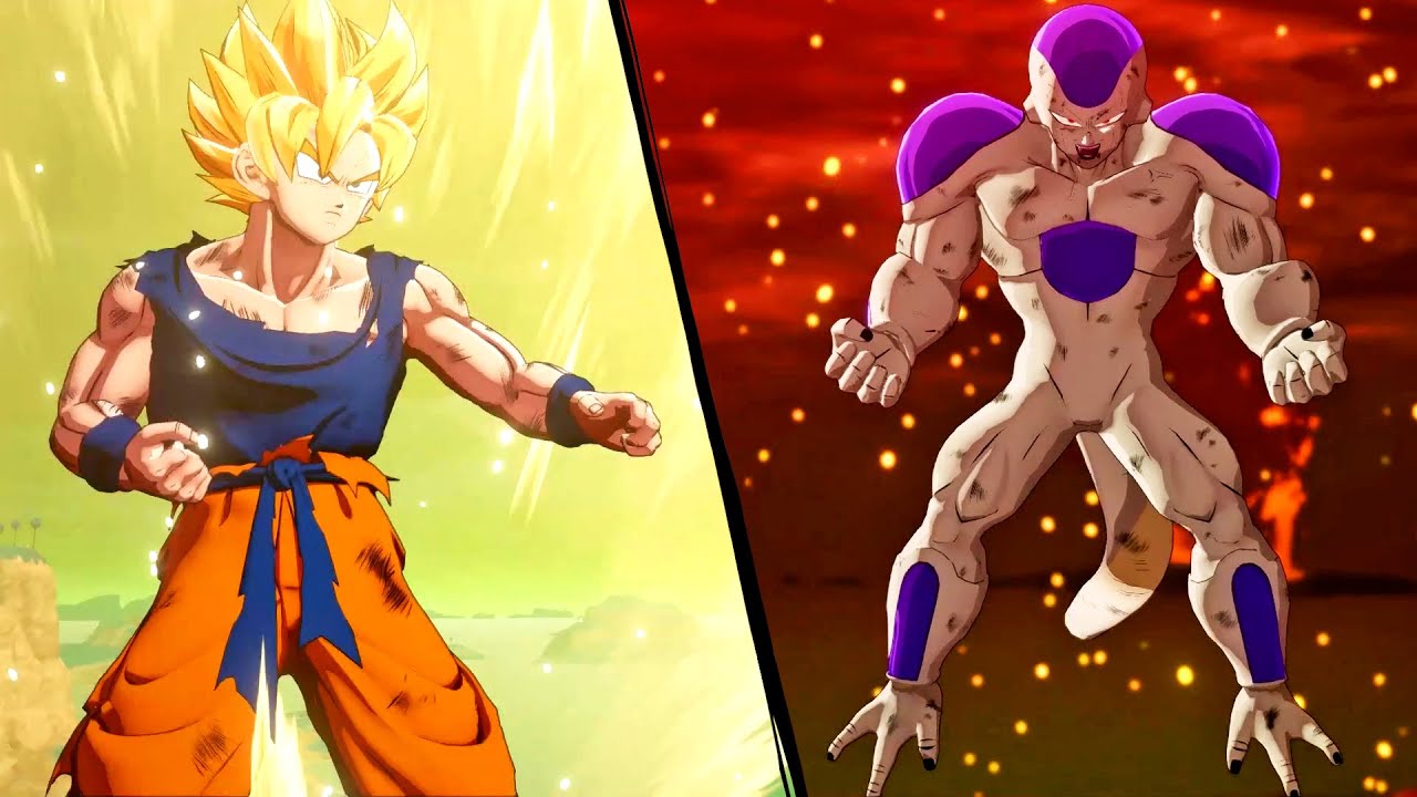 غوكو السوبر ساياجين ضد فريزا مدمر الكواكب في لعبة دراغون بول زي | Dragon Ball Z Kakarot