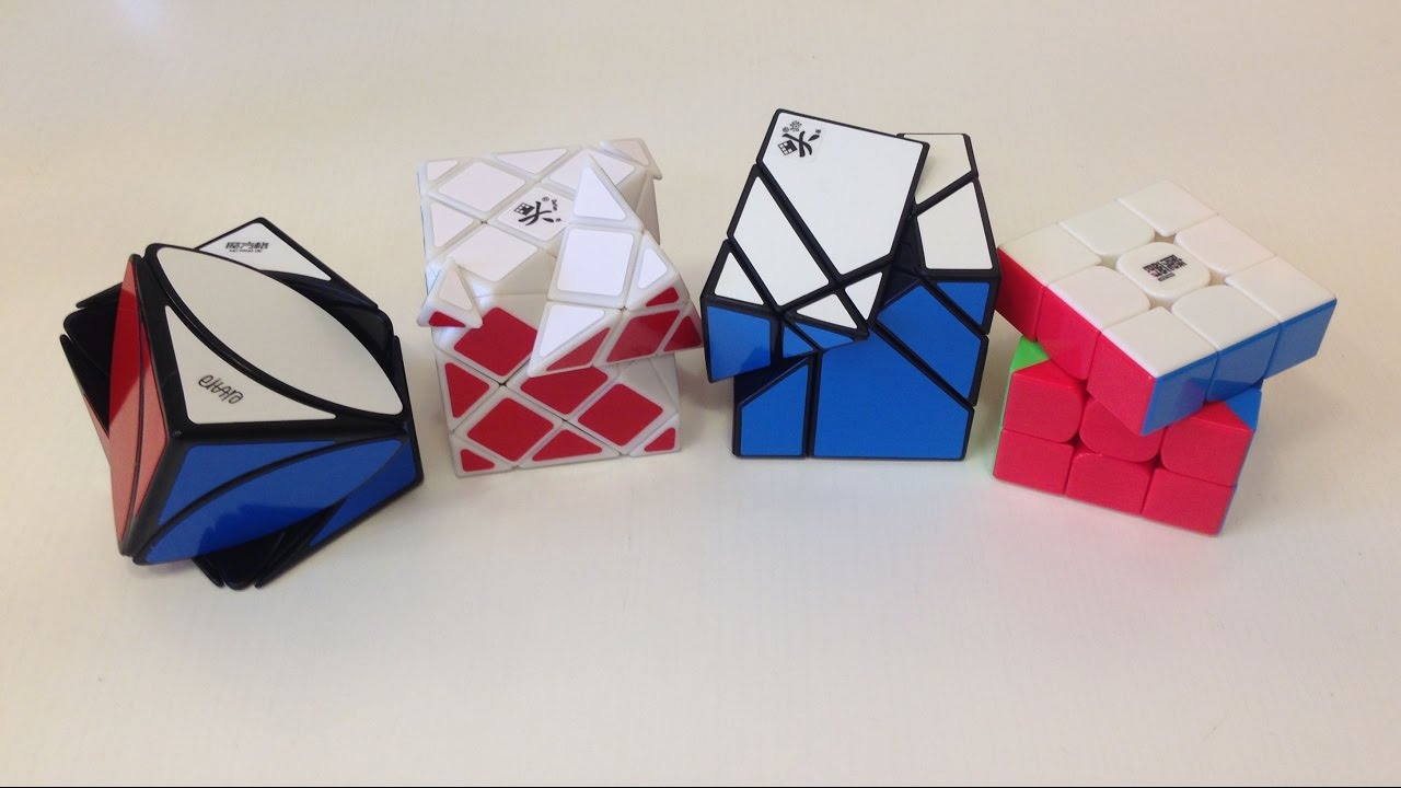 Анбоксинг: Dayan M. Skewb и Tangram, Mojue M3, Qiyi Ivy cube
