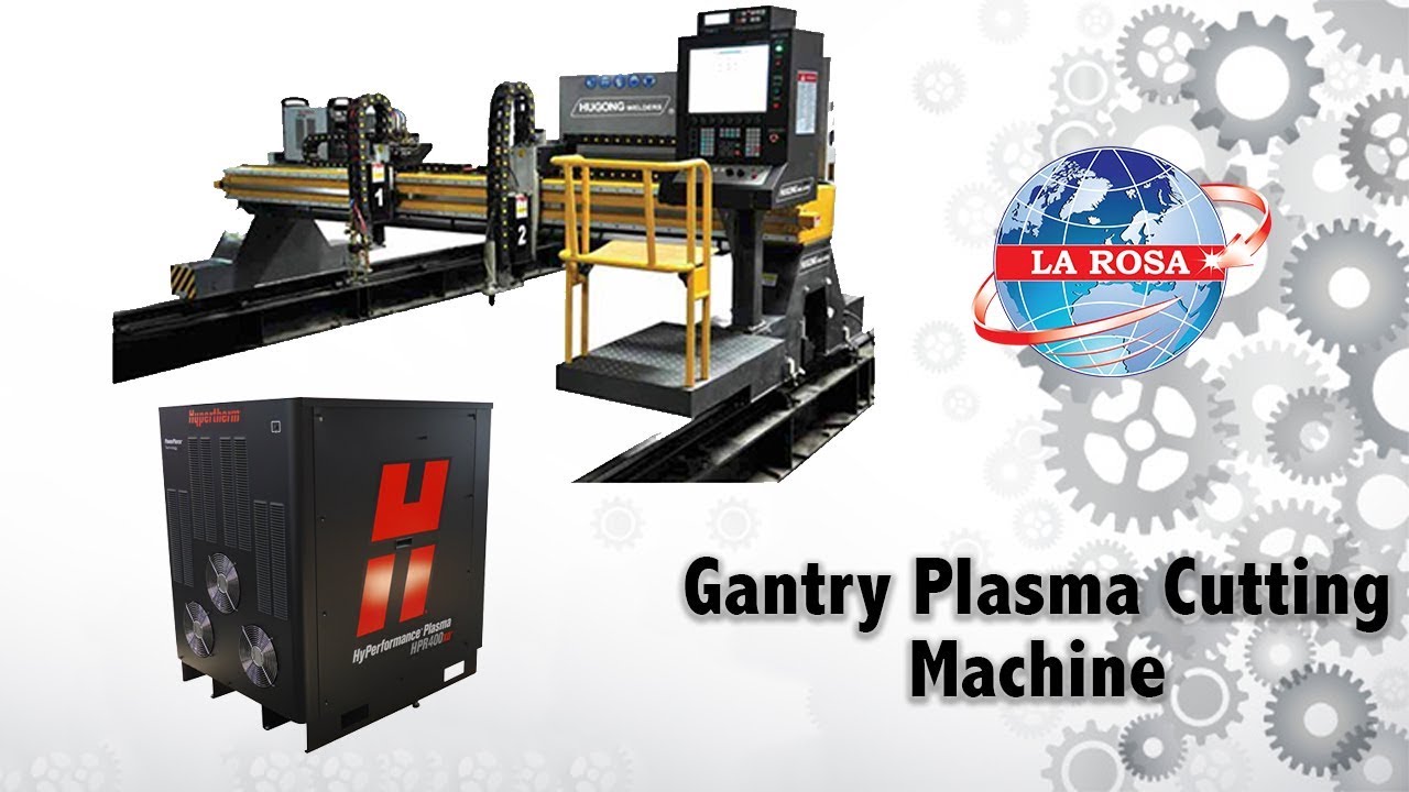 Heavy CNC Gantry Plasma Machine - HPR 260 - 16mm