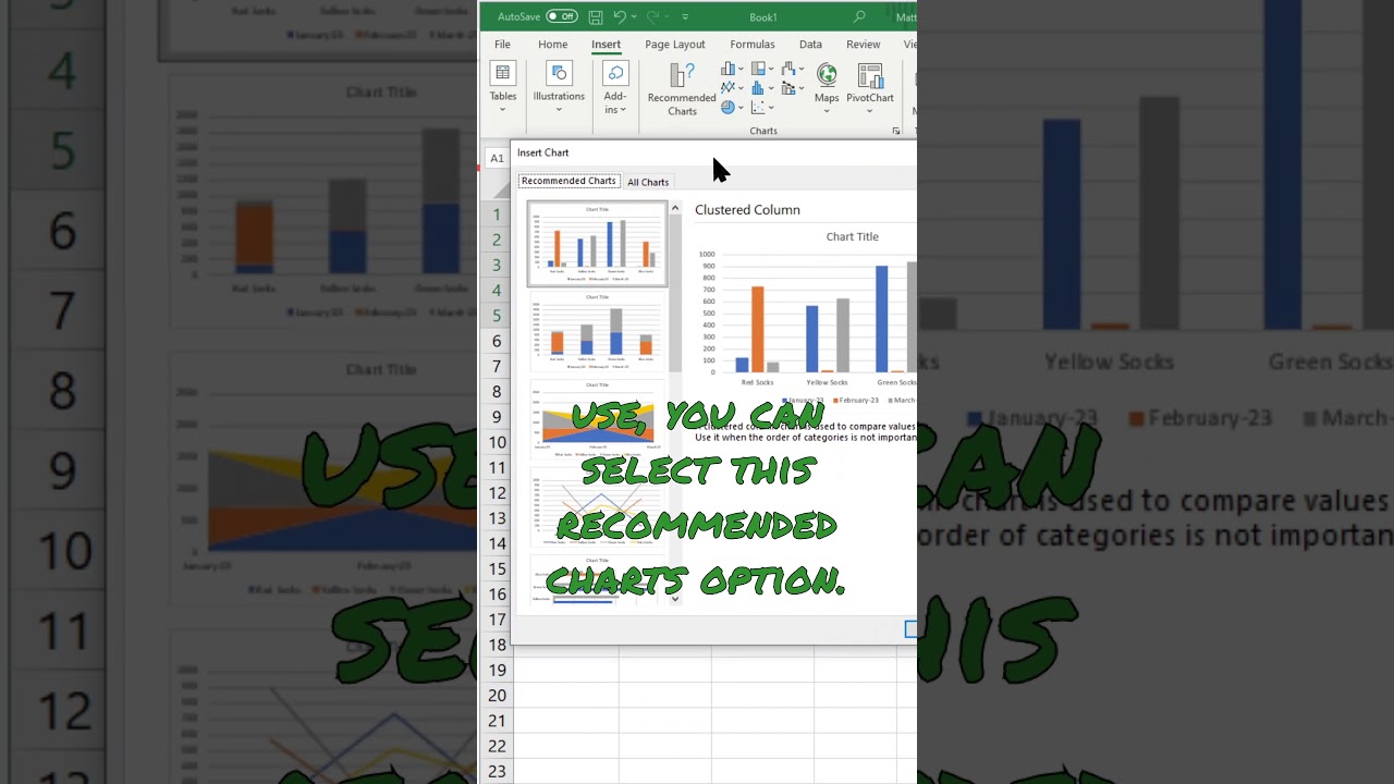 Как создать график в Excel