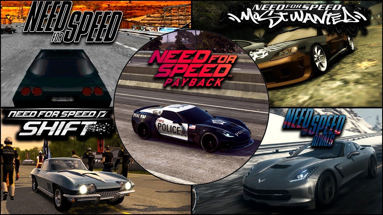 Chevrolet Corvette Evolution in NFS Games - 1080pHD