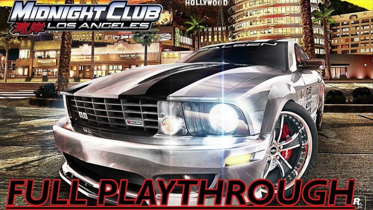 Midnight Club Los Angeles FULL PLAYTHROUGH