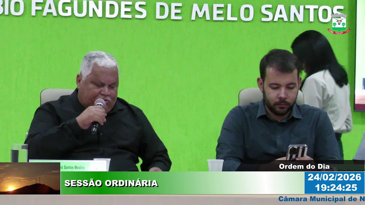 Sessão Ordinária - Câmara Municipal de Nanuque