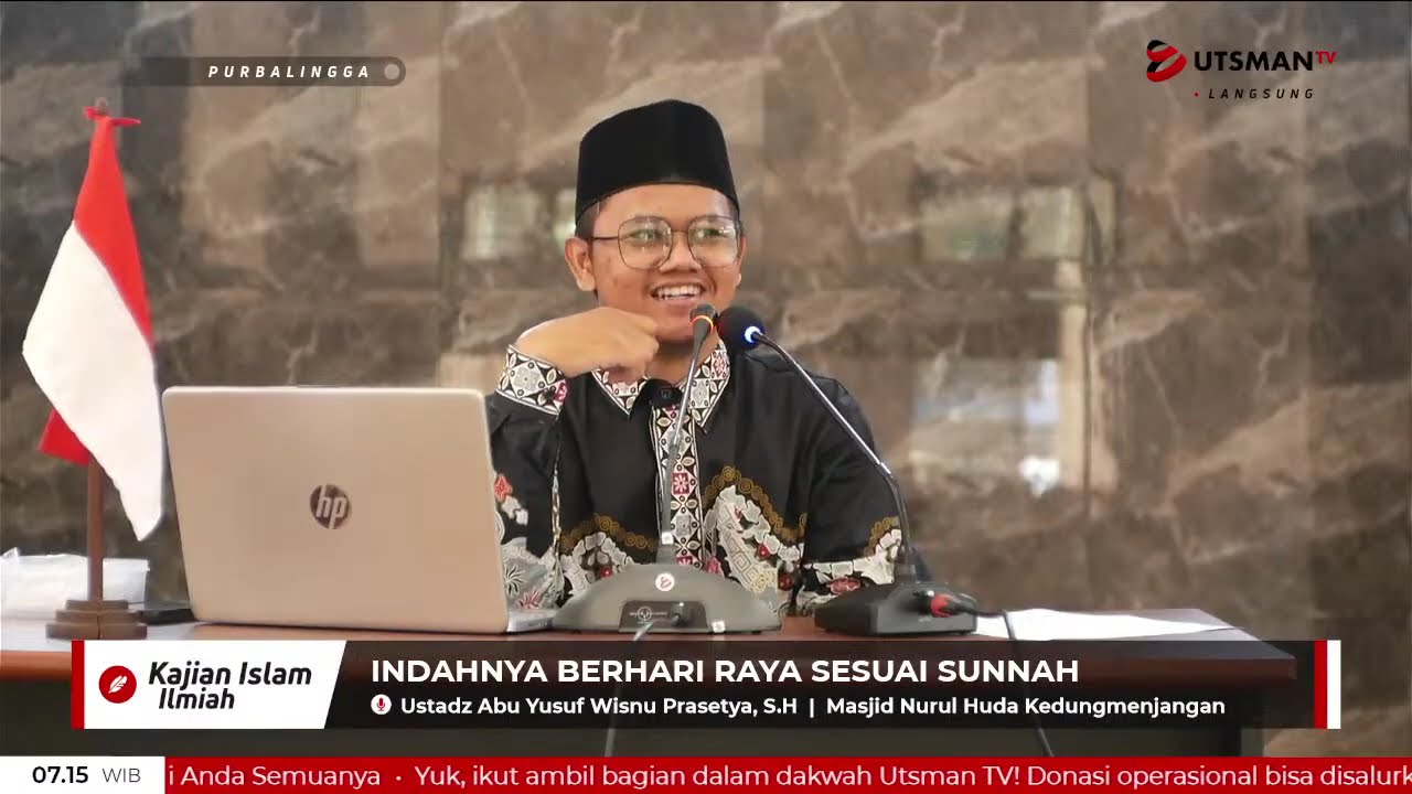 LIVE - Indahnya Berhari Raya Sesuai Sunnah - Ustadz Abu Yusuf Wisnu Prasetya, S.H.