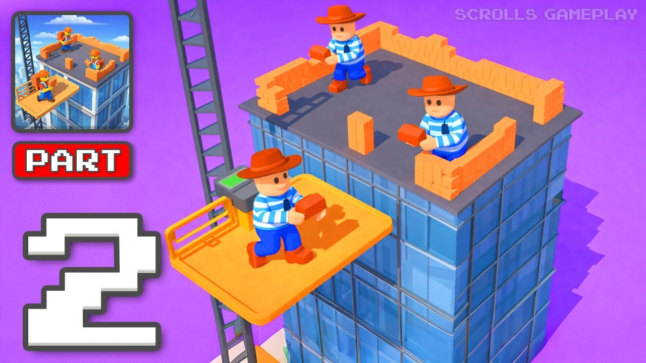 Build My Hotel with Super Hero - Gameplay Walkthrough Part 2 - Power Up Luxury Hotels (iOS, Android)