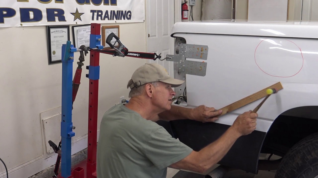 Using Tension to Repair Collision Damage With PDR